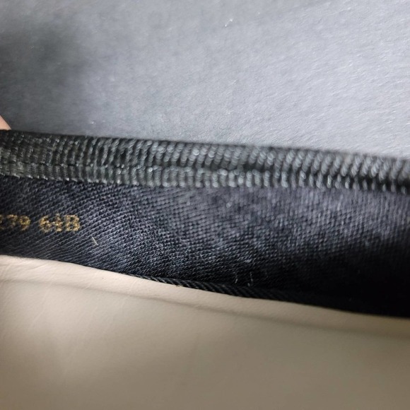 Cole Haan Ballet Flats 6.5 B Black Leather Snakeskin Bow Classic Capsule Basics - Picture 4 of 7